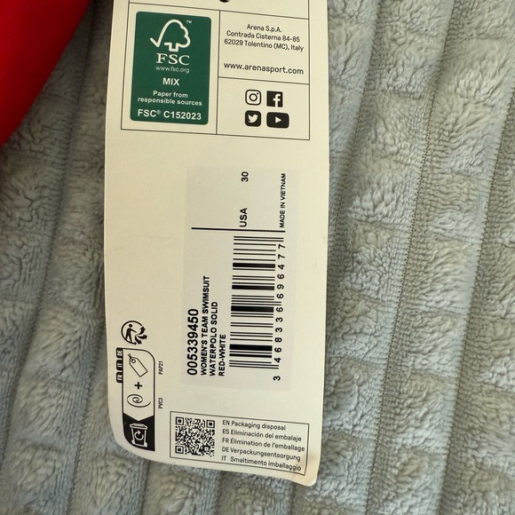 Arena Women's Solid Water Polo Suit - Picture 3 of 6